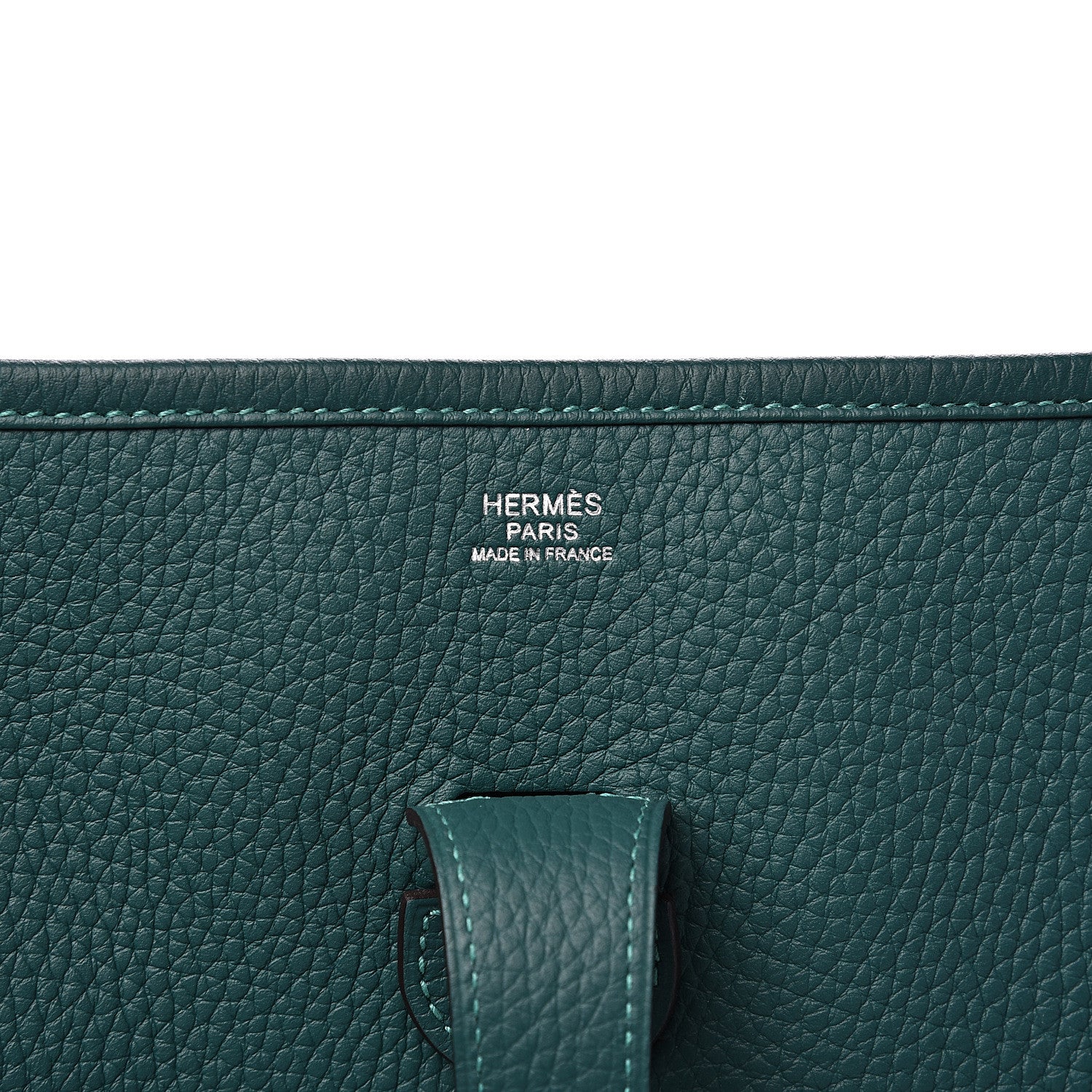 Hermes Taurillon Clemence Evelyne III GM Malachite 5 of 10