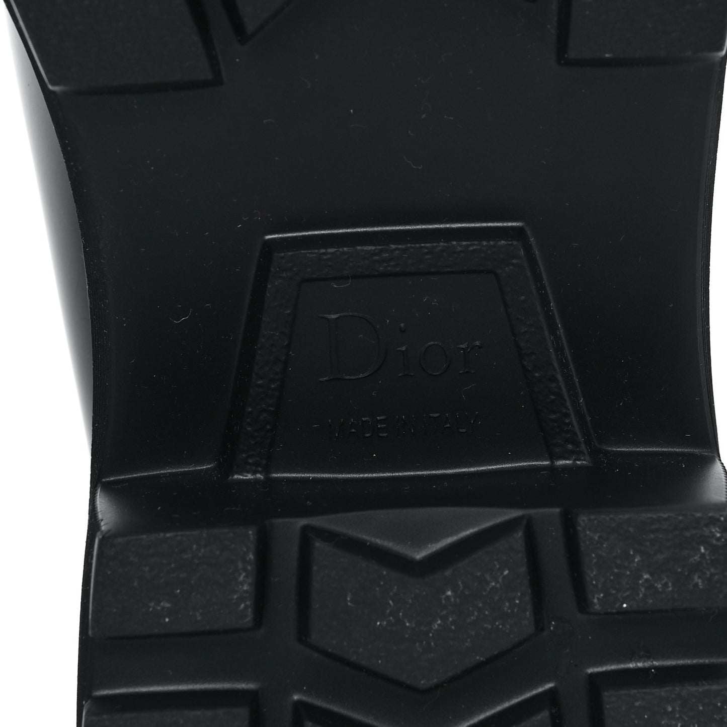 Brushed Calfskin Dior Code Lug Sole Platform 35mm Loafers 41 Black