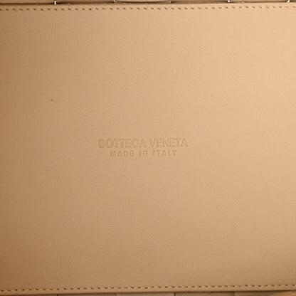 Bottega Veneta Lambskin Maxi Intrecciato Bowling Cassette Shoulder Bag Porridge 7 of 13
