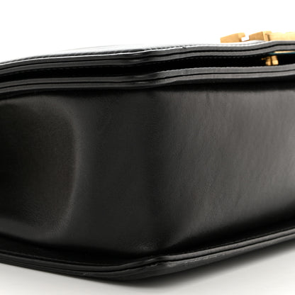 Chanel Caviar Suede Calfskin Chevron Medium Boy Flap Black 9 of 10