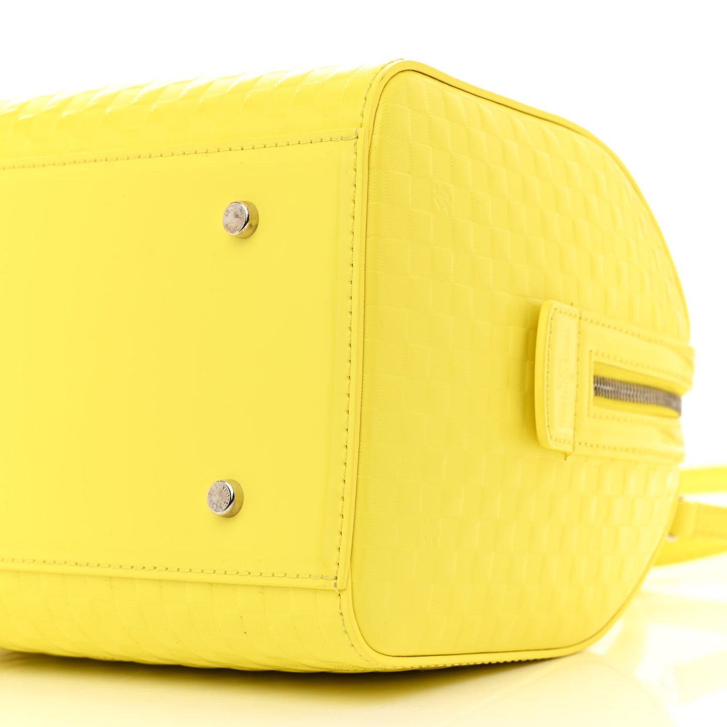 Damier Facette Speedy Cube PM Yellow