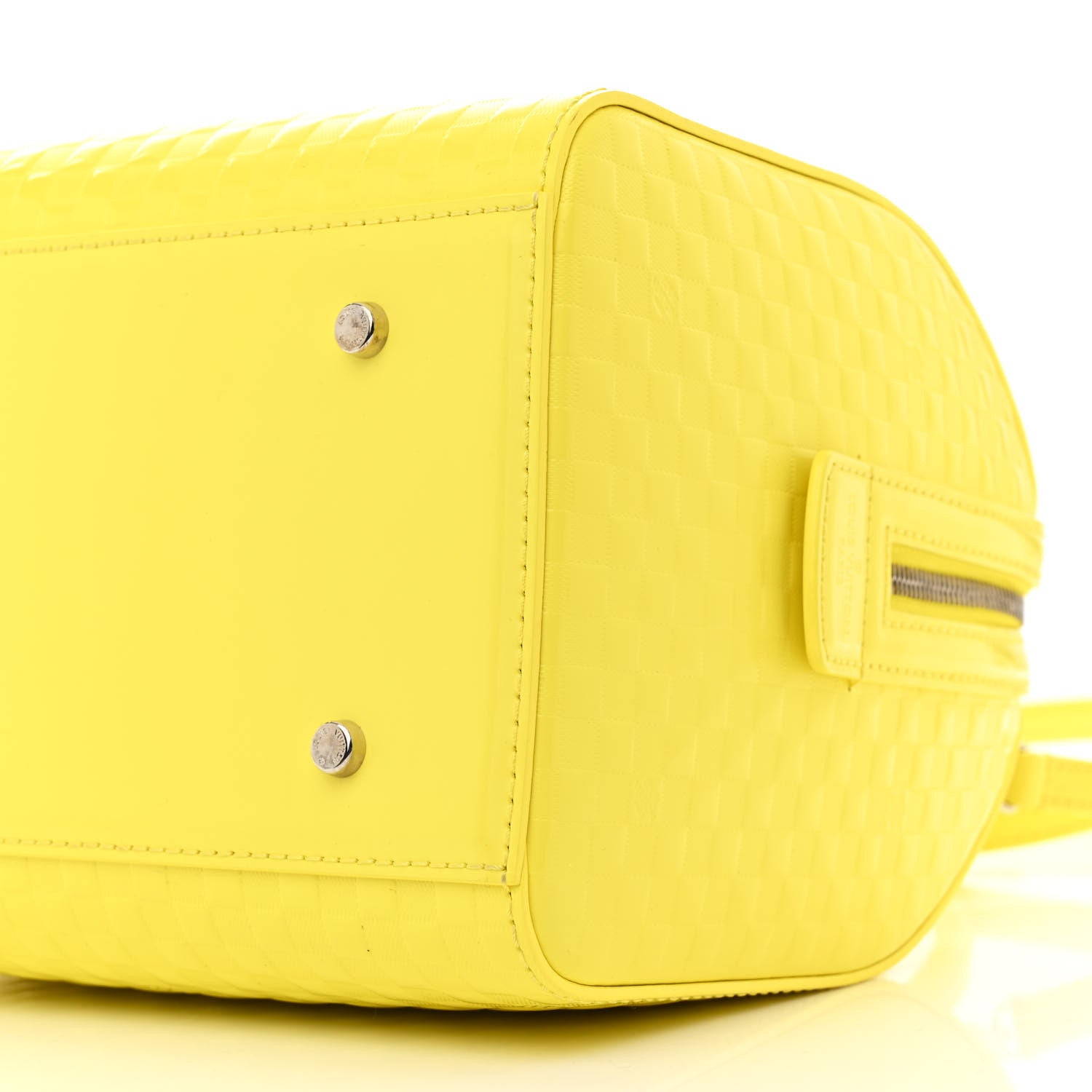 Louis Vuitton Damier Facette Speedy Cube PM Yellow 10 of 10