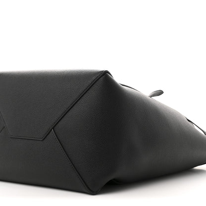 Celine Soft Grained Calfskin Medium Belt Cabas Phantom Black 10 of 10