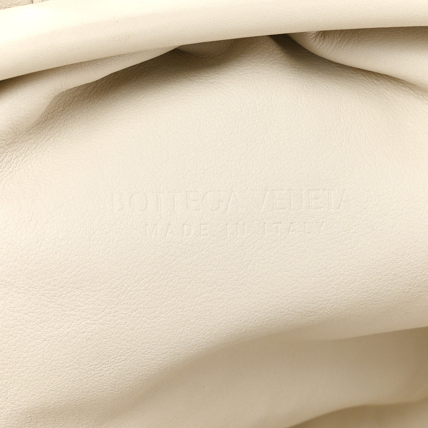 Smooth Butter Calf The Pouch Oversized Clutch Plaster