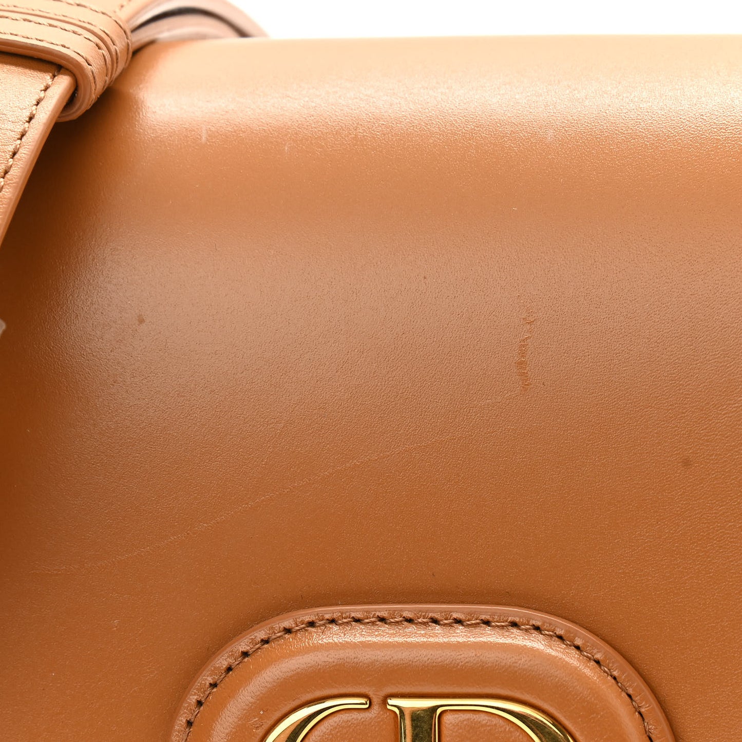 Box Calfskin Medium Bobby Flap Camel