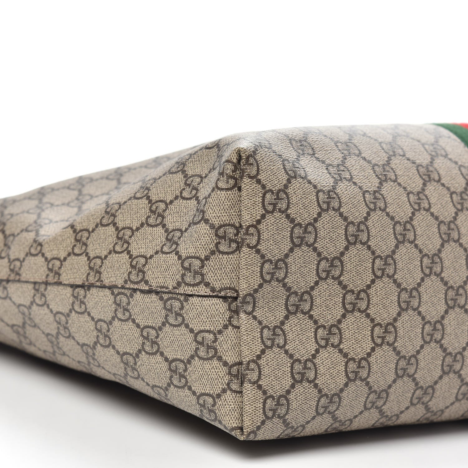 Gucci GG Supreme Monogram Medium Ophidia Shopping Tote Brown 8 of 10