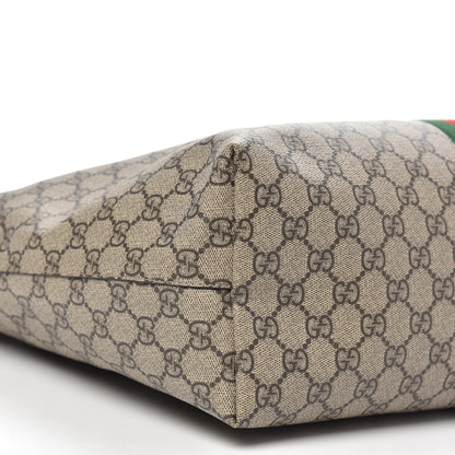 Gucci GG Supreme Monogram Medium Ophidia Shopping Tote Brown 8 of 10