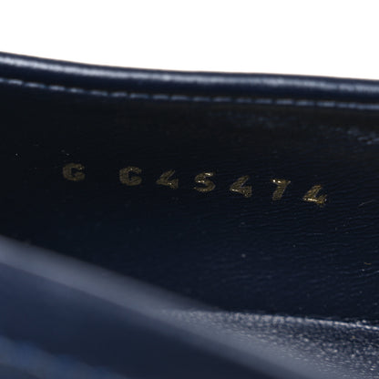 Chanel Lambskin Quilted CC Turnlock Loafers 36 Navy 10 of 11