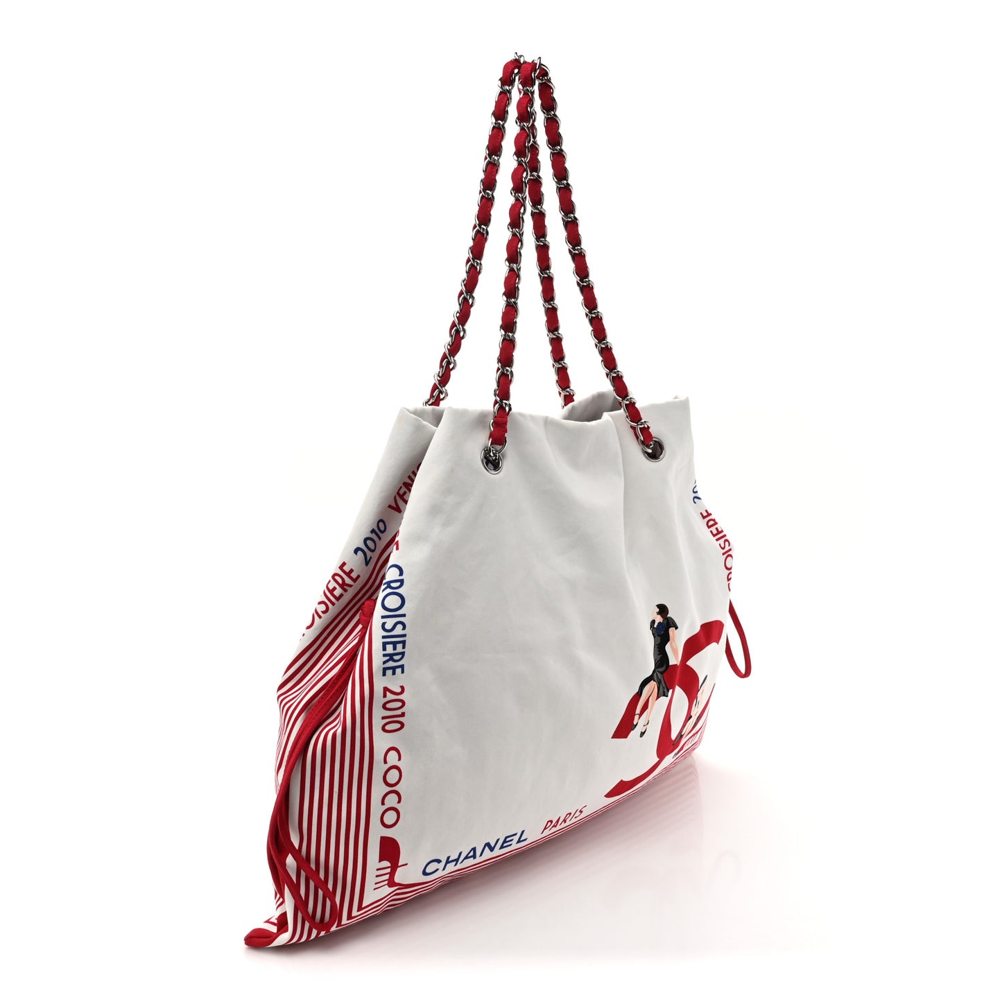 Canvas CC Paris Venice Bon Bon Tote White
