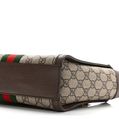 Gucci GG Supreme Monogram Small Ophidia Tote Bag Brown 10 of 10