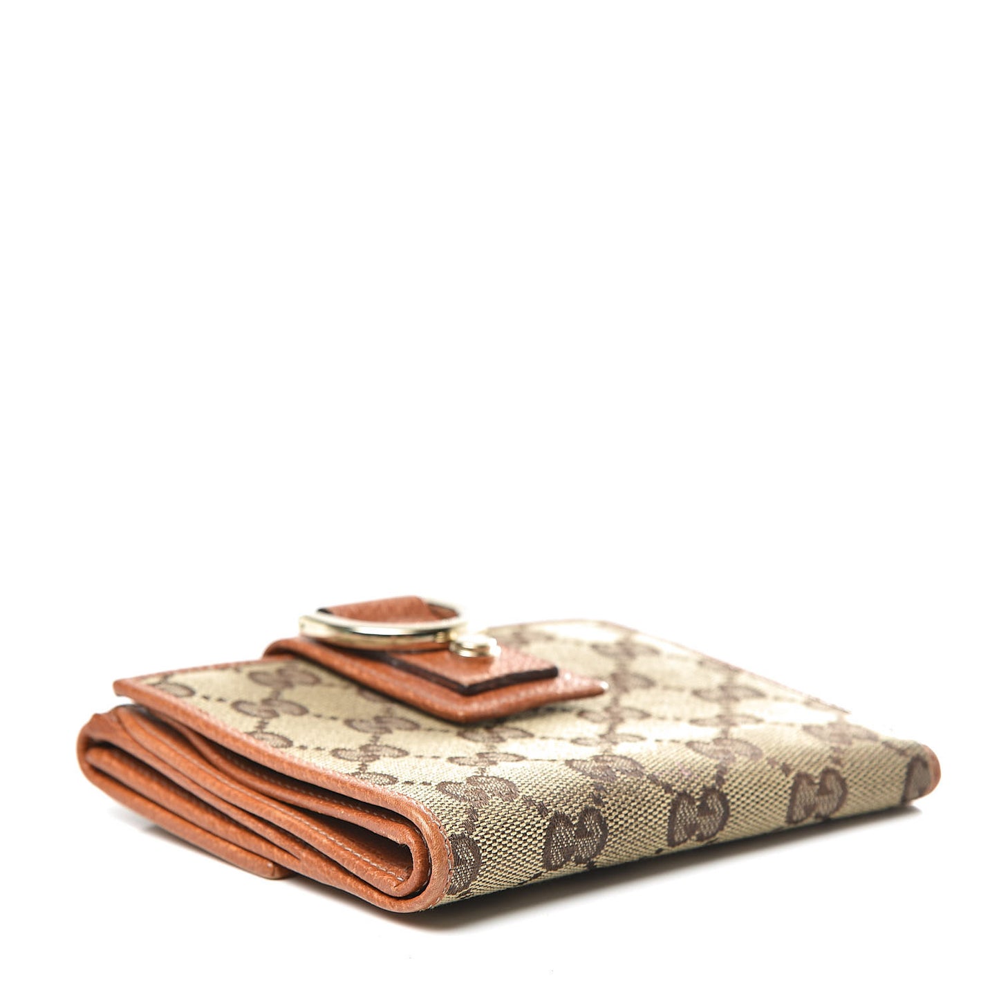 Monogram Abbey Compact Wallet Tan