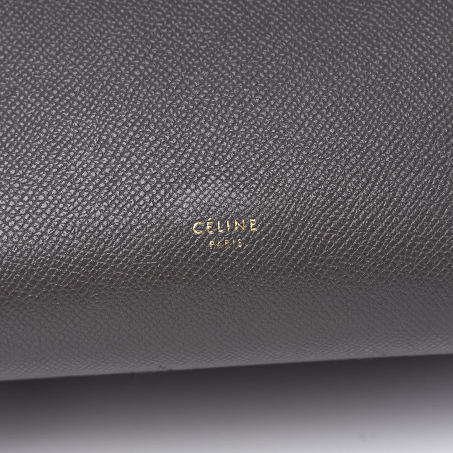 Grained Calfskin Micro Belt Bag Grey