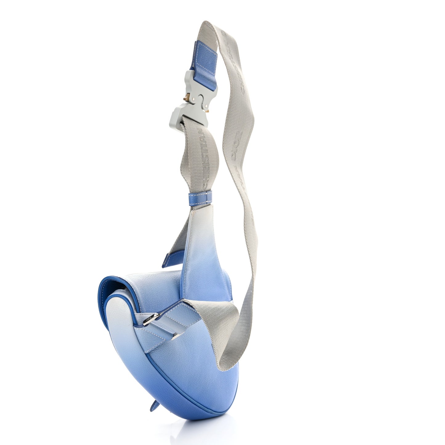 X DANIEL ARSHAM Grained Calfskin Gradient Saddle Bag Blue