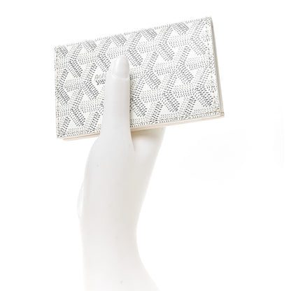 Goyard Goyardine Saint Pierre Card Holder White 2 of 7
