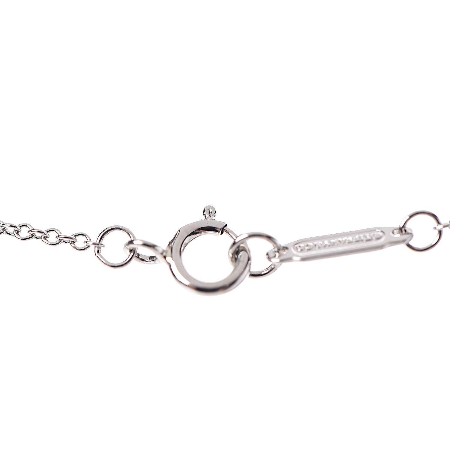 Tiffany Platinum Diamond Small Soleste Pendant Necklace 5 of 7