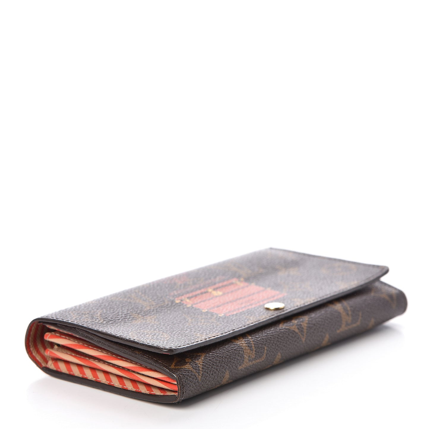 Monogram Trunks and Locks Sarah Wallet