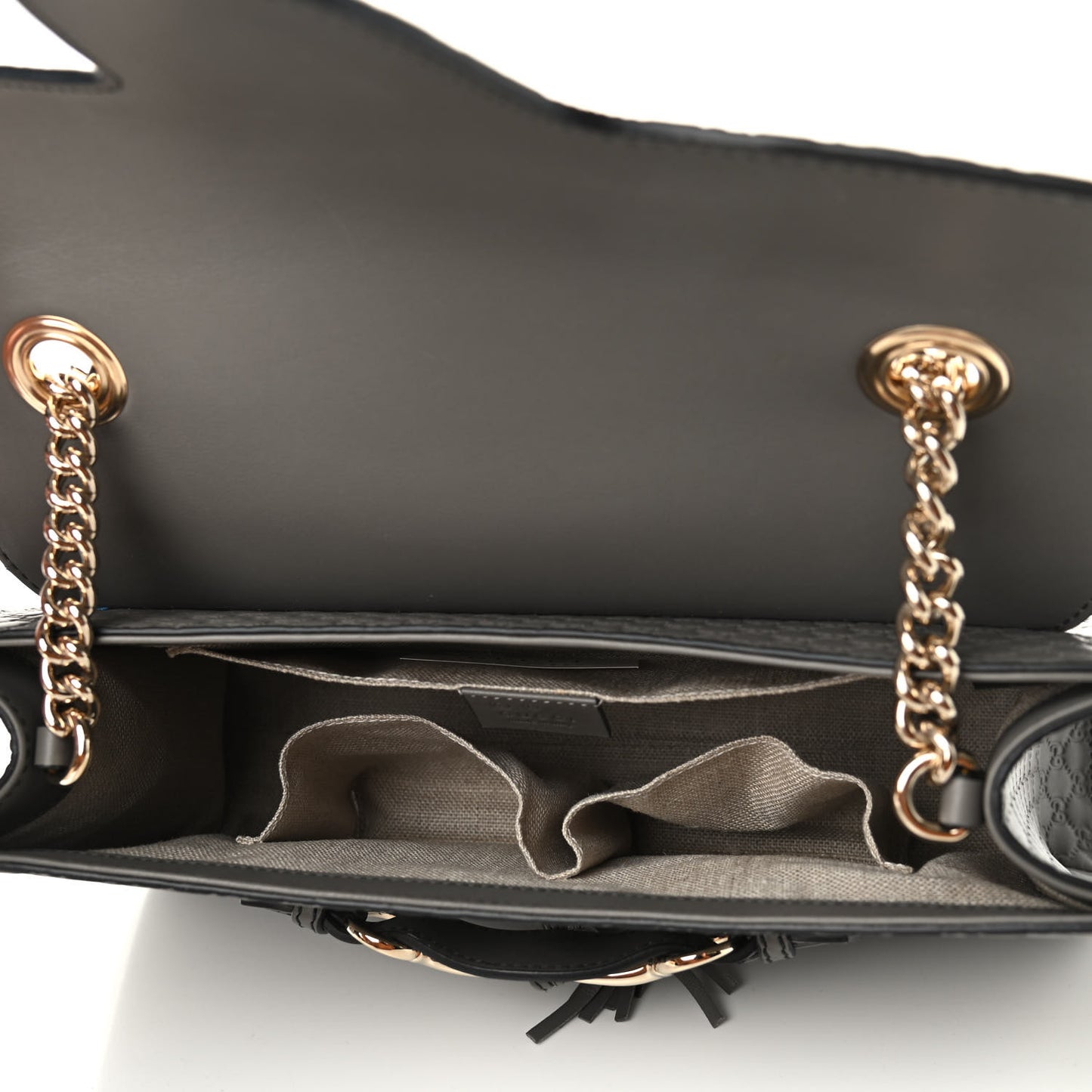 Soft Microguccissima Medium Emily Chain Shoulder Bag Loess