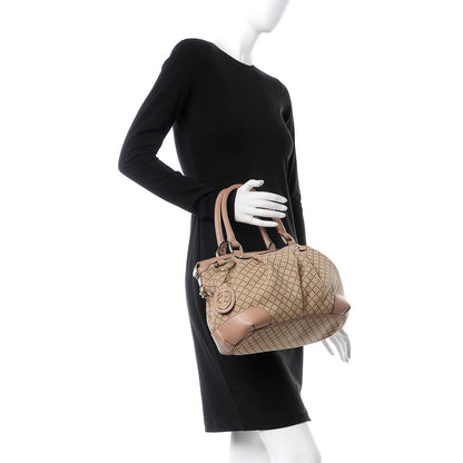 Gucci Diamante Medium Sukey Top Handle Bag Beige Pink 2 of 12