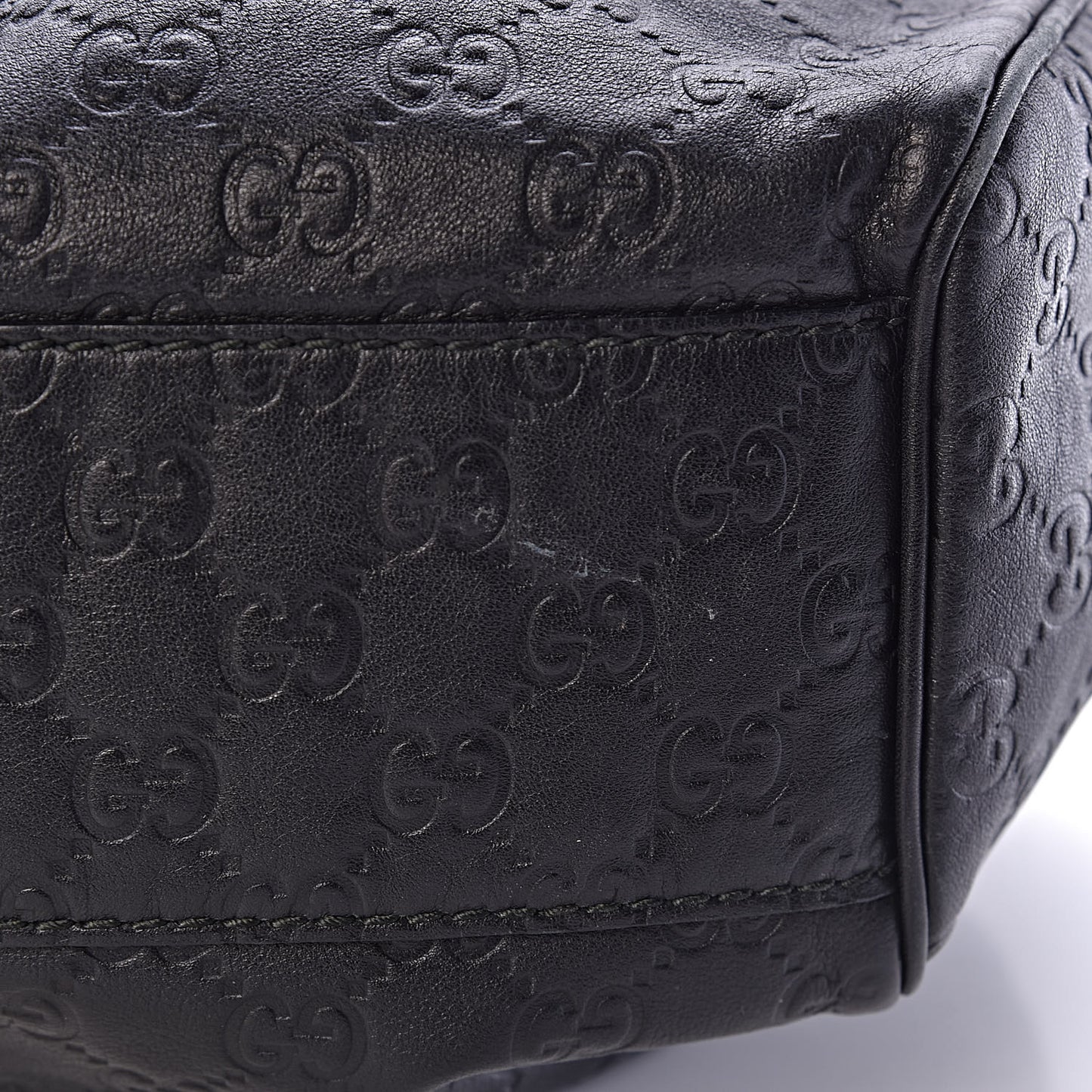 Guccissima Medium Sukey Tote Black