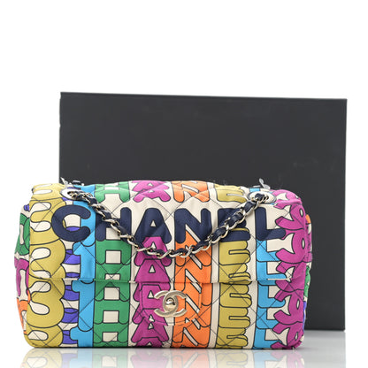 Chanel Printed Silk CC Small Single Flap Multicolor 11 of 11
