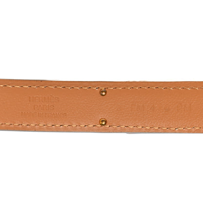 Hermes Epsom Kelly Pocket Belt Gold 6 of 7