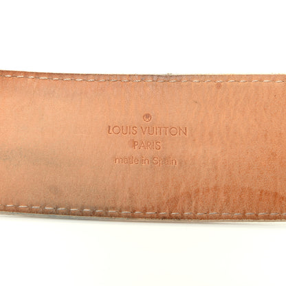 Louis Vuitton Damier Azur 40mm LV Initiales Belt 80 32 3 of 8