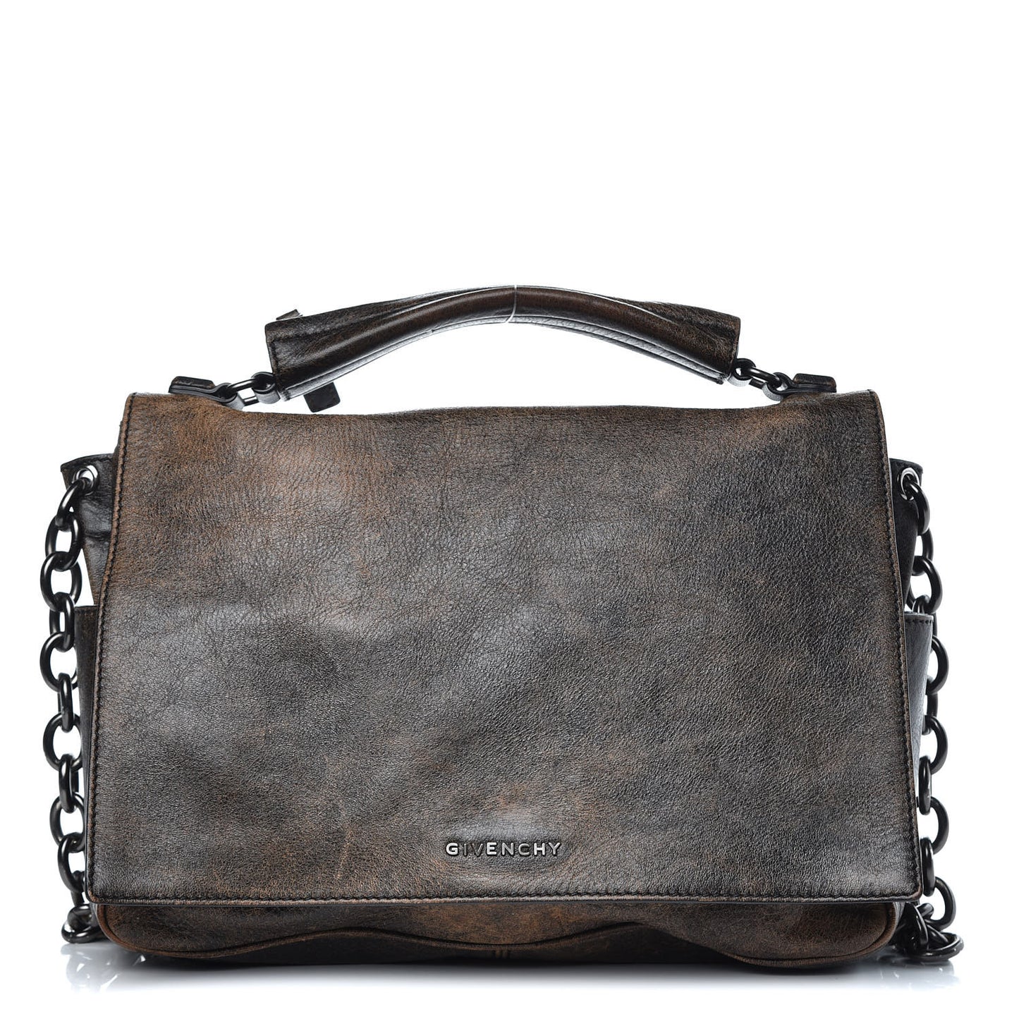 Tumbled Sheepskin Eve Messenger Brown