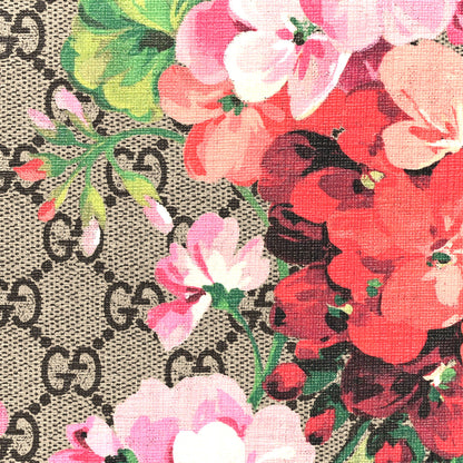 Gucci GG Supreme Monogram Blooms Mini Chain Shoulder Bag Beige Multicolor Dry Rose 8 of 10