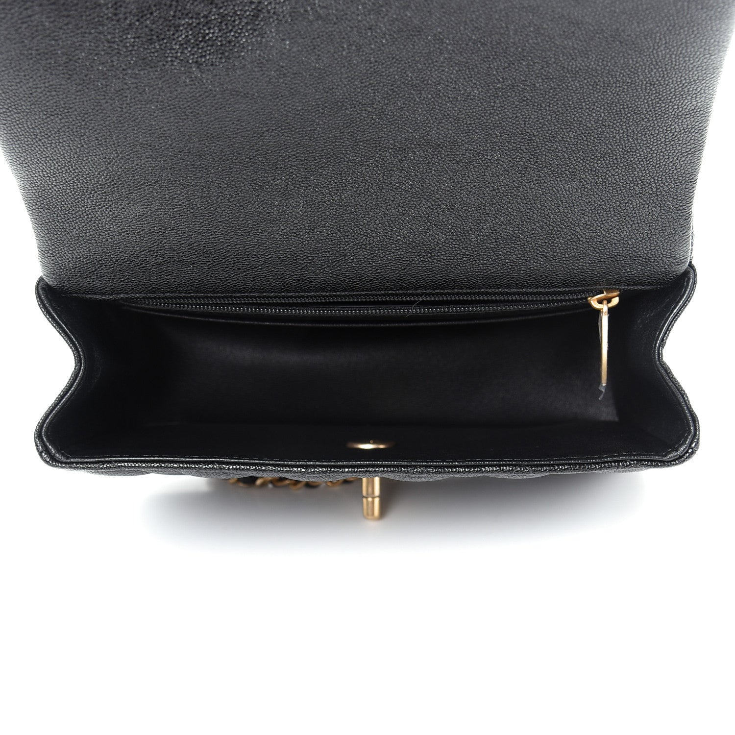 Chanel Caviar Quilted Mini Top Handle Rectangular Flap Black 5 of 9