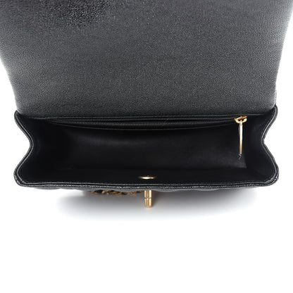 Chanel Caviar Quilted Mini Top Handle Rectangular Flap Black 5 of 9