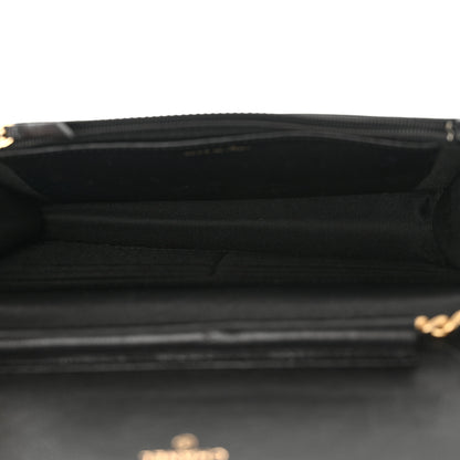 Chanel Lambskin Quilted Infinity Wallet On Chain WOC Black 5 of 14