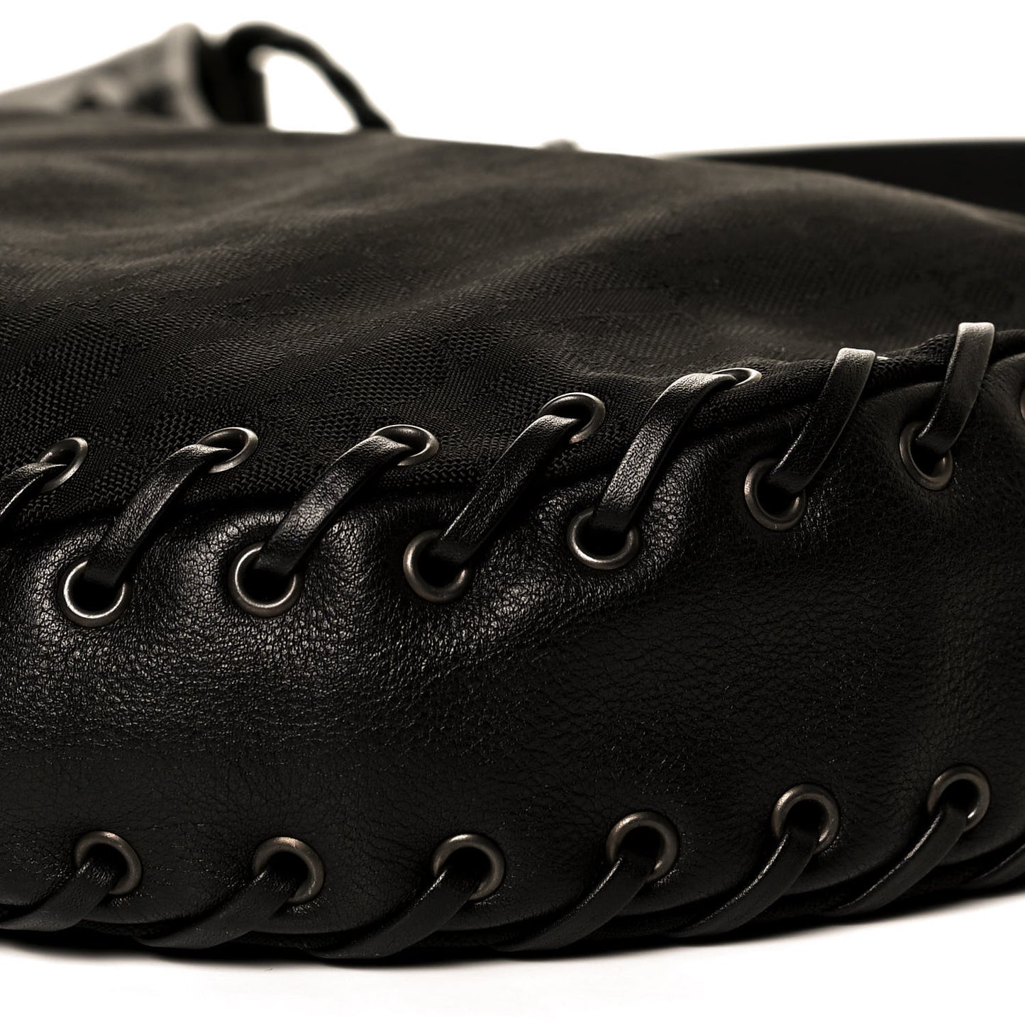 Monogram Ethnic Hobo Black