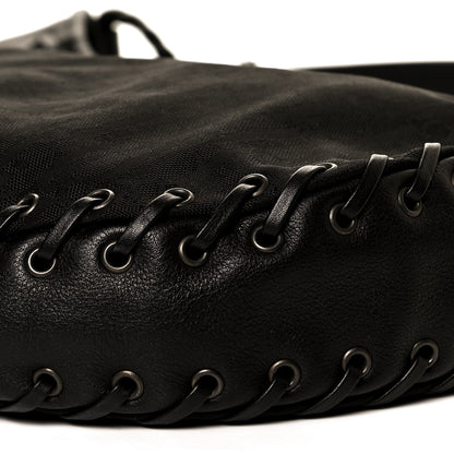 Christian Dior Monogram Ethnic Hobo Black 9 of 12
