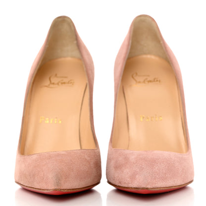 Christian Louboutin Veau Velours Pigalle Follies 100 Pumps 35.5 Ronsard 2 of 9