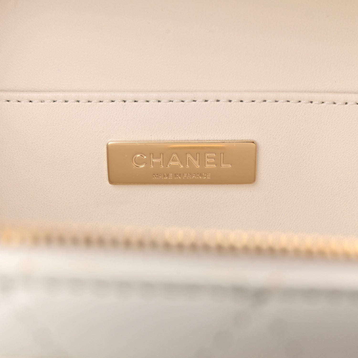 Chanel Lambskin Quilted Coco Click Bag White 6 of 10