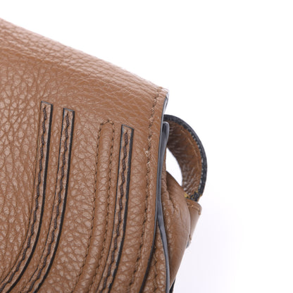 Chloe Calfskin Mini Marcie Round Crossbody Bag Tan 8 of 13