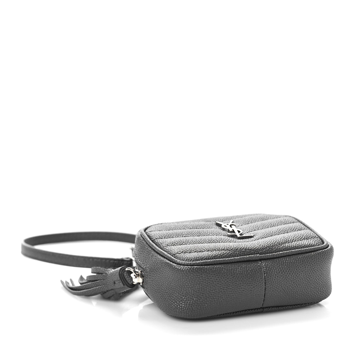 Grain De Poudre Matelasse Monogram Baby Lou Camera Bag Dark Smog