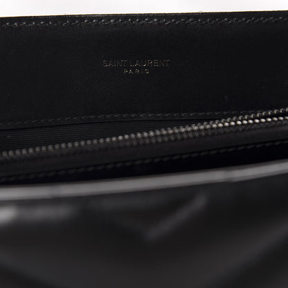 Saint Laurent Calfskin Y Quilted Monogram Medium Loulou Chain Satchel Black 8 of 11