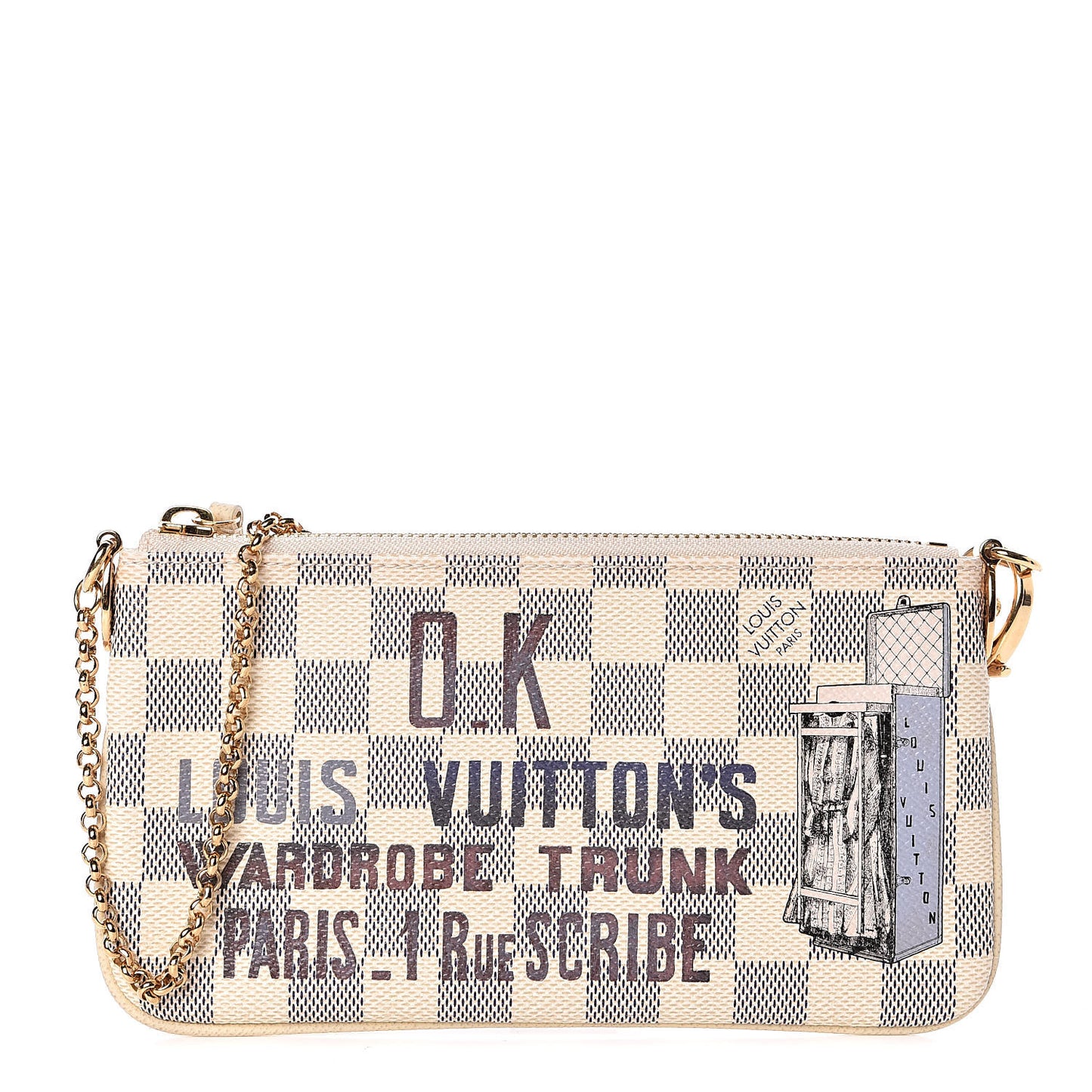 Damier Azur Trunk Pochette Milla MM