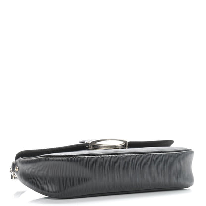 Louis Vuitton Epi Montaigne Clutch Black 4 of 14