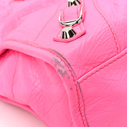Balenciaga Agneau Classic Silver Hardware S City Rose Fluo 12 of 18