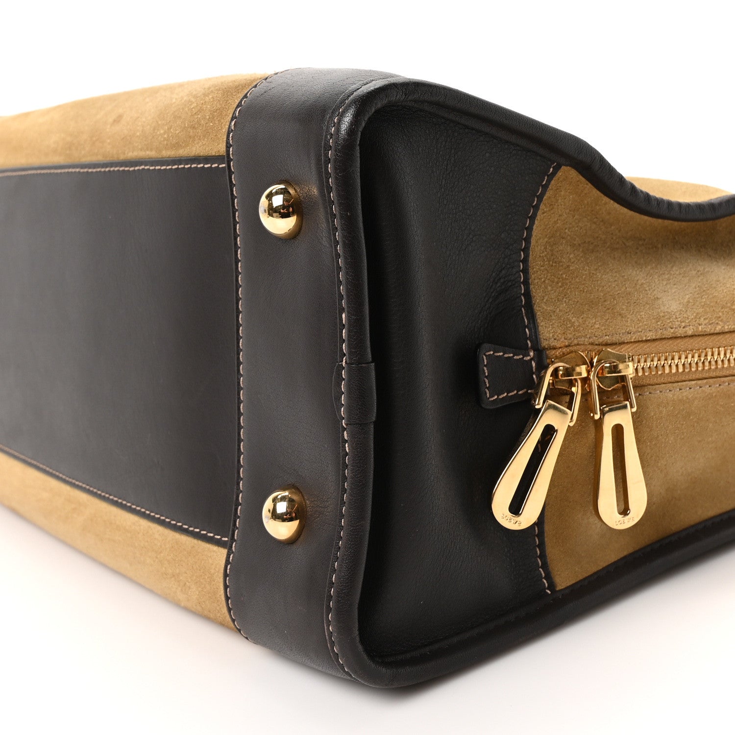 Loewe Suede Calfskin Amazona 36 Gold Brown 9 of 9