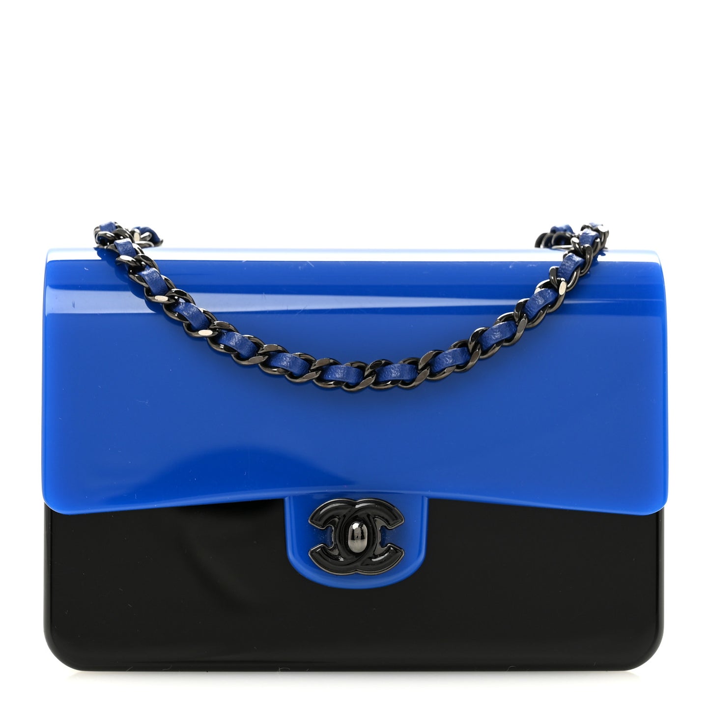 Plexiglass Plexi Coco Bag Black Blue