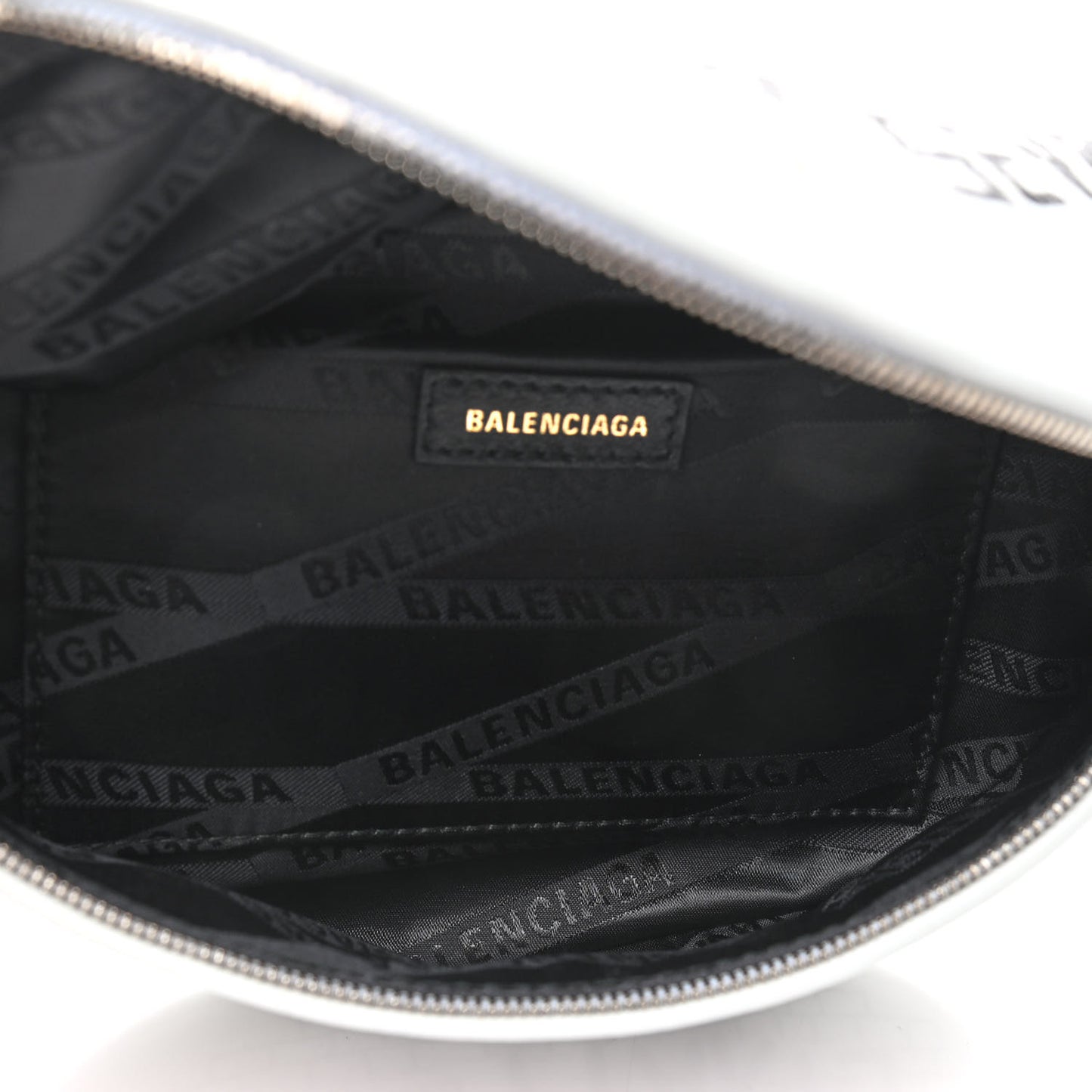 Agneau Arena Graffiti All Over XXS Souvenir Belt Bag White Multicolor