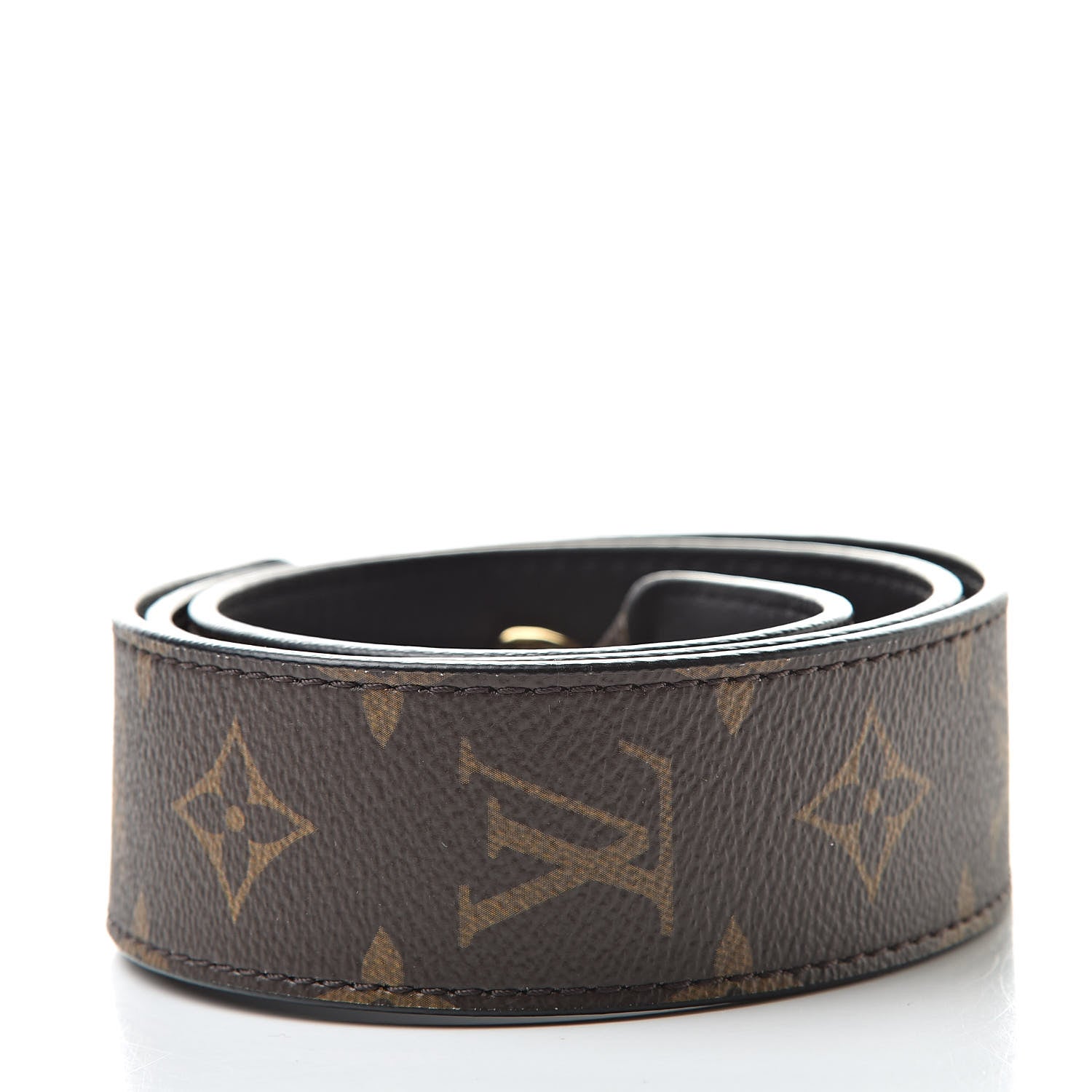 Louis Vuitton Monogram Bandouliere Shoulder Strap Black 2 of 4