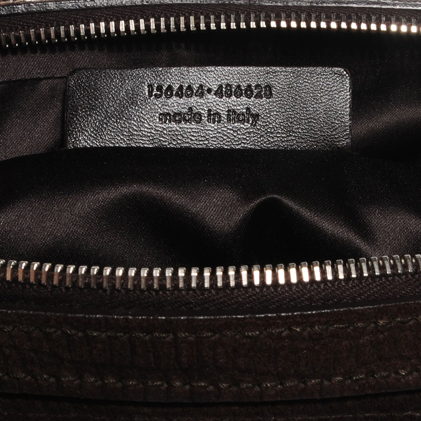 Lizard Embossed Nubuck Large Muse Brown