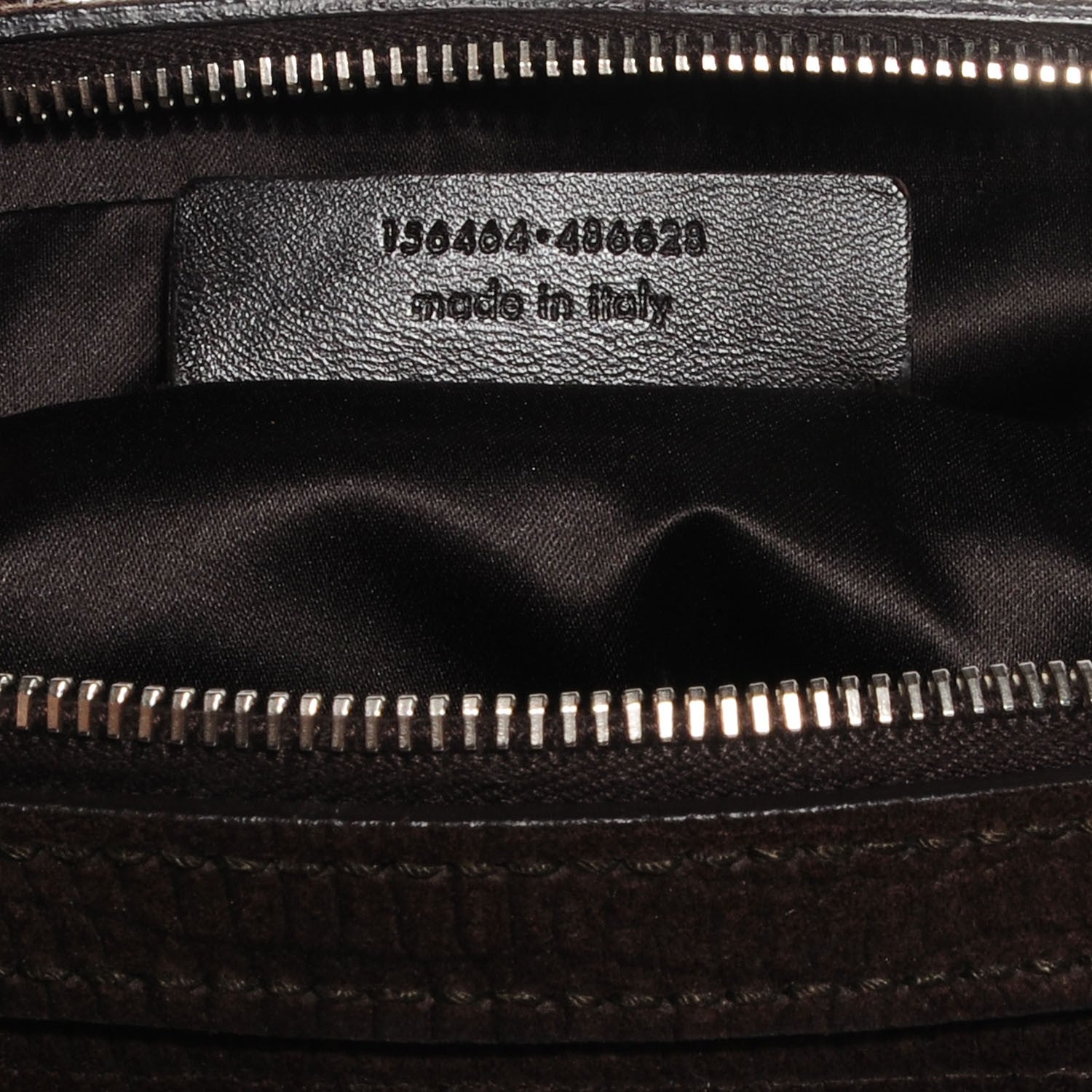 Saint Laurent Lizard Embossed Nubuck Large Muse Brown 6 of 7