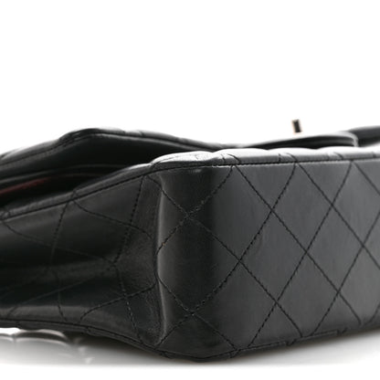 Chanel Lambskin Quilted Medium Double Flap Black 9 of 12