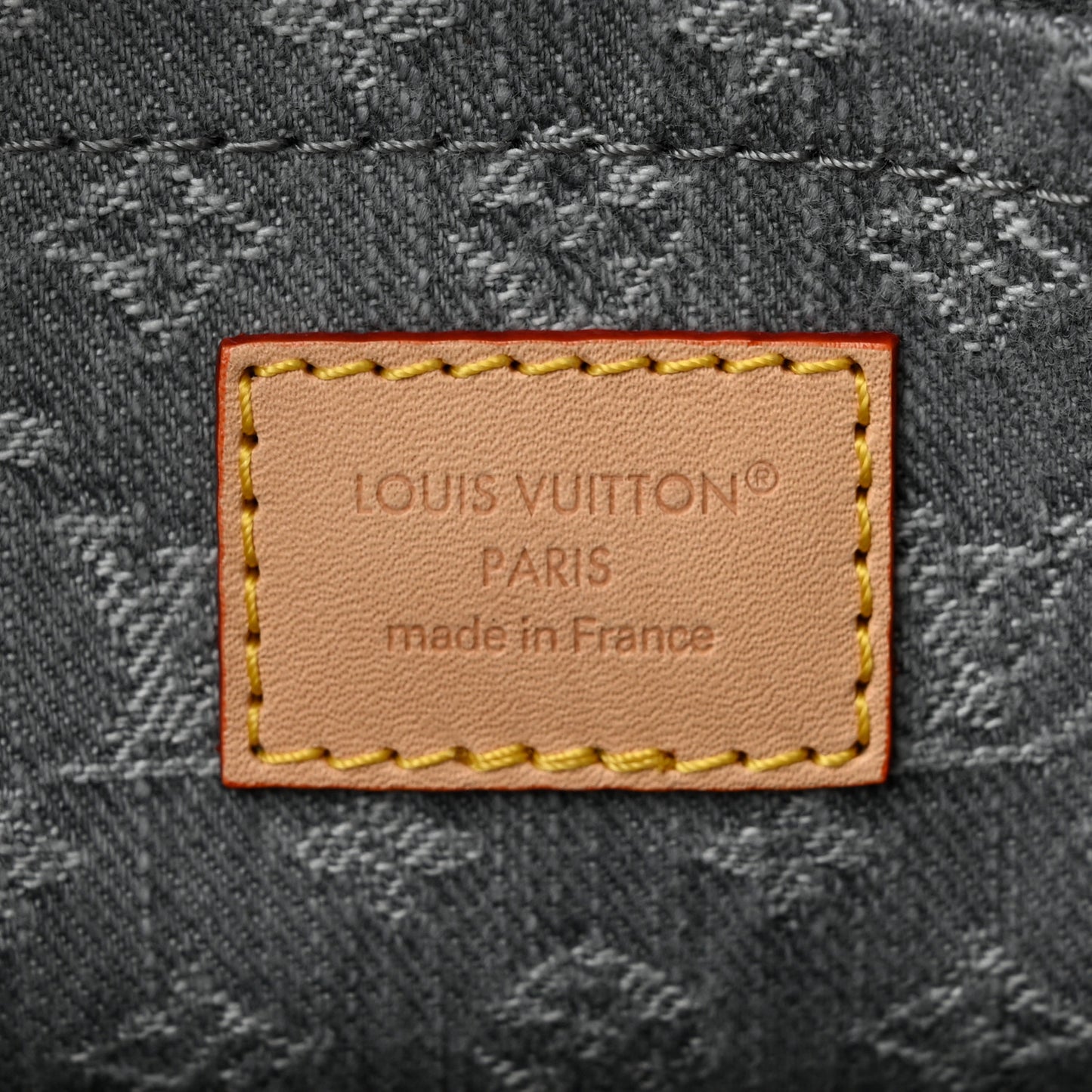 Monogram Denim Speedy Soft 30 Washed Gray