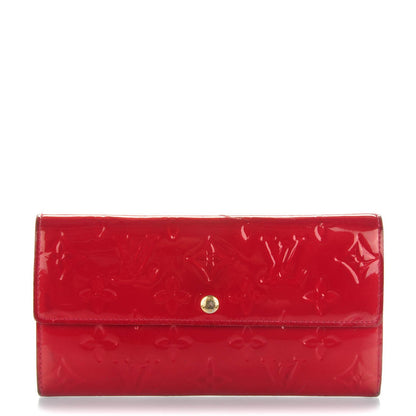 Louis Vuitton Vernis Sarah Wallet Pomme D'Amour 1 of 9